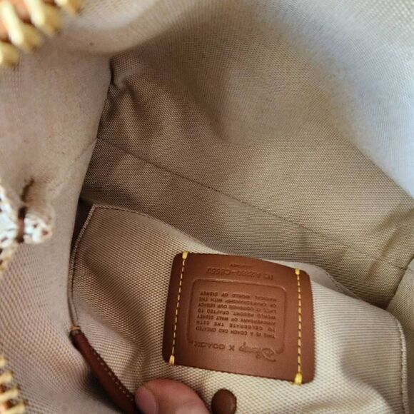 Disney X Coach Rogue 25 Bag In Signature Textile Jacquard With Mickey Mouse And - Picture 8 of 9